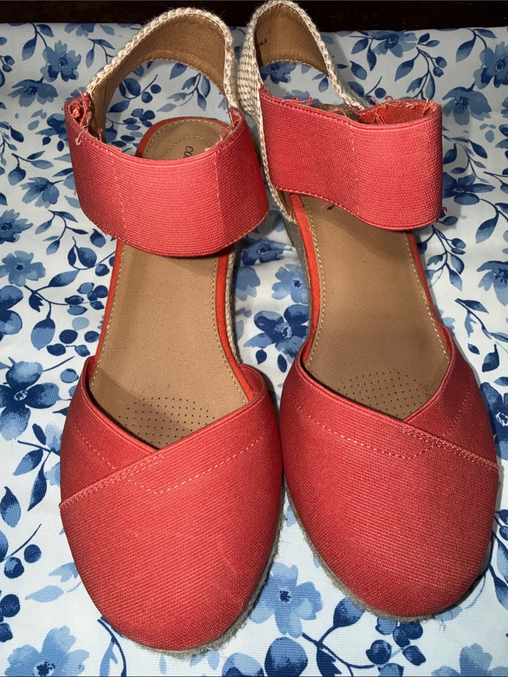 torrid Coral Ankle-Strap Espadrille Flats